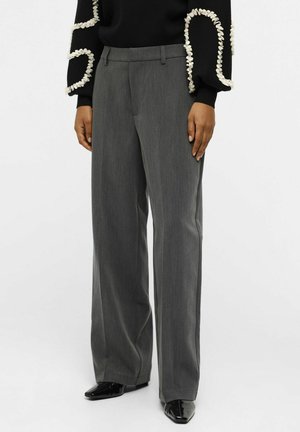 Stoffhose - medium grey melange