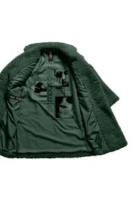 Bomboogie WITH LAPELS - Mantel - deep forest green