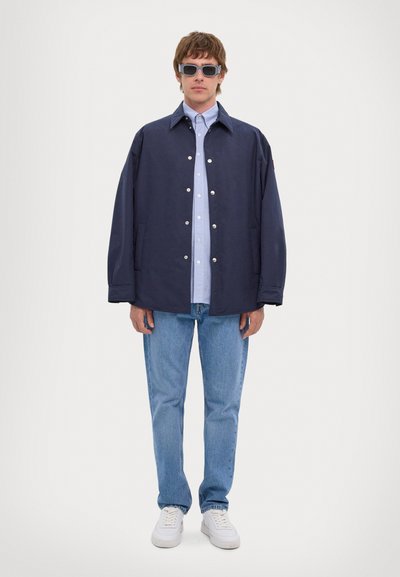 LARDINI CAMICIA LAVATA UOMO - Kauluspaita - blue