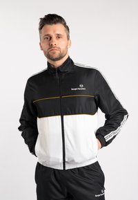 Sergio Tacchini NASTRO TRACKSUIT SET - Trenirka - black/harvest gold