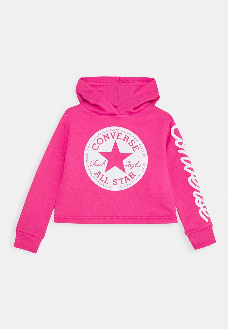 Converse CHUCK PATCH CROPPED HOODIE Luvtröja pink/ljusrosa Zalando.se