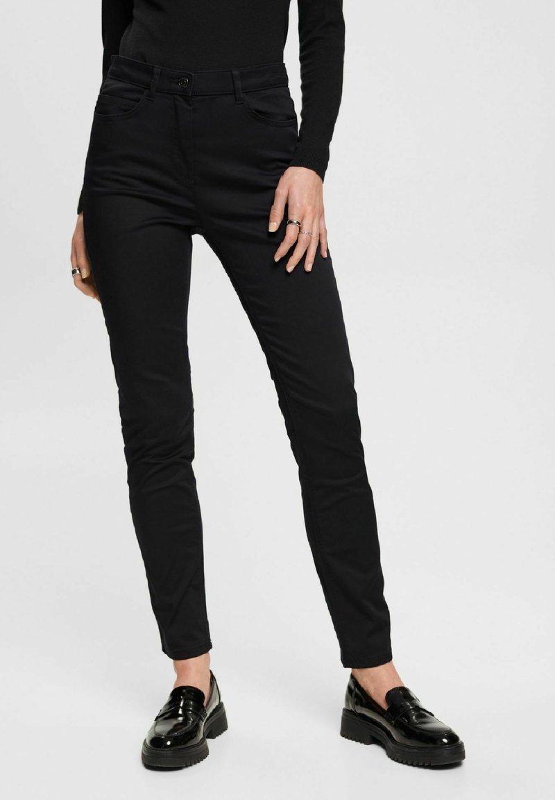 Esprit Collection Tygbyxor - black