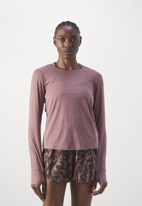 Nike Performance ONE CLASSIC - Long sleeved top - smokey mauve