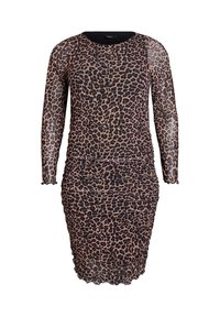 MIT LEOPARDENMUSTER - Enostavna obleka - leo comb