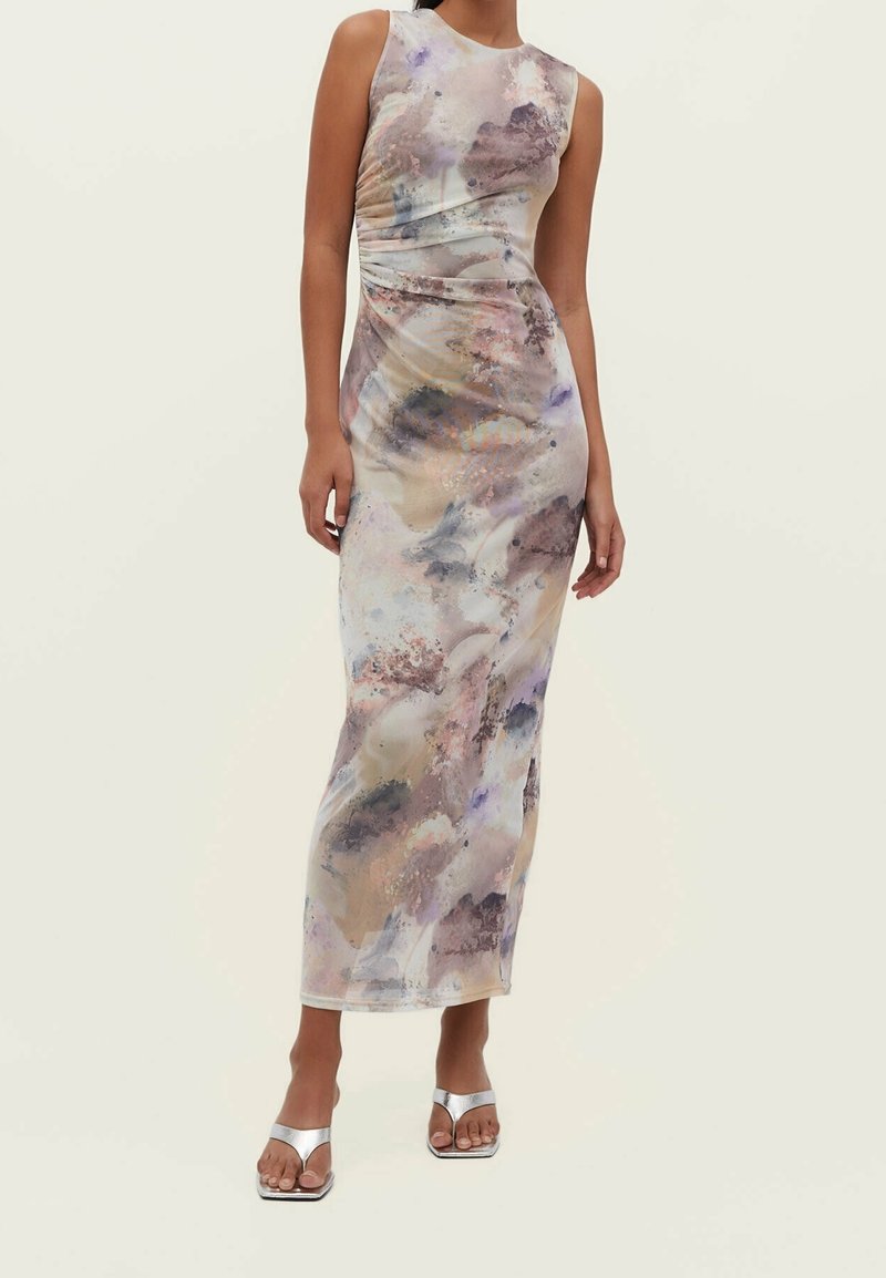 Stradivarius - Robe longue - dark grey, Agrandir