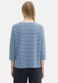 TOM TAILOR Langarmshirt - calm blue navy stripe