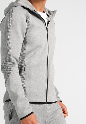 Sweatjakke - mottled light grey