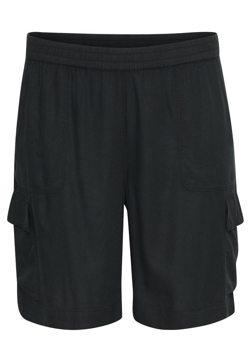 Kaffe Curve Shorts gemêleerd zwart Kaffe Curve Shorts gemêleerd zwart