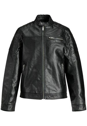 Jack & Jones JJEROCKY  - Kunstlederjacke - black