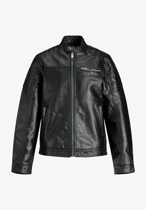 Jack & Jones JJEROCKY - Chaqueta de cuero sintético - black