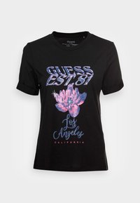 DANIELLE - T-shirt estampada - jet black