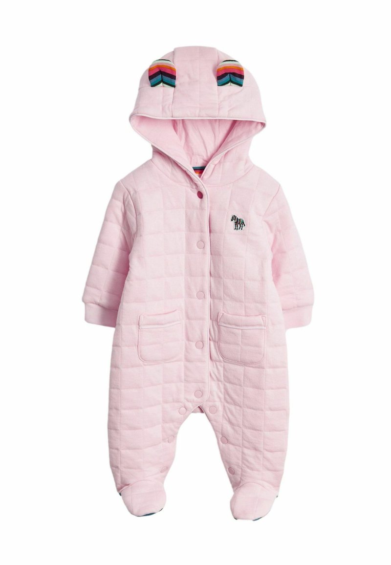 Paul Smith Junior ZEBRA LOGO QUILTED ALL-IN-ONE REGULAR FIT - Snežni kombinezon - pink