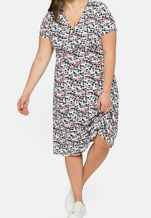 Jerseykleid - white