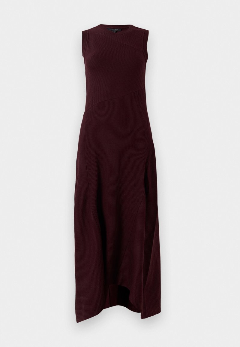 AllSaints Maxi-jurk bordeauxrood AllSaints Maxi-jurk bordeauxrood