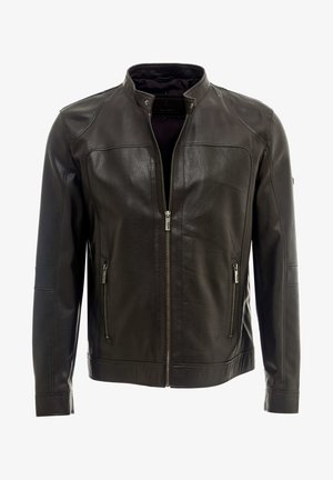 Pierre Cardin, Veste en similicuir - dunkelbraun