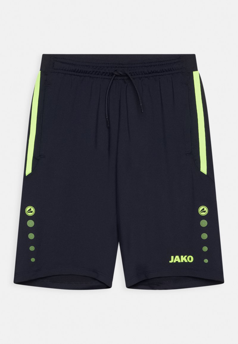 JAKO ALLROUND UNISEX - Kurze Sporthose - marine/neongelb