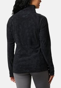 Columbia GLACIAL™ PRINT 1/2 ZIP - Camisola de lã polar - black dotty flo