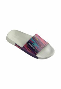 Havaianas HAVAIANAS SLIDE PRINT - Badslippers - white, purple