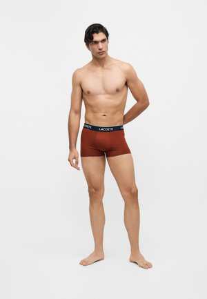 Lacoste, TRUNK 3 PACK - Kurze Boxershorts - carmine/white-thistle