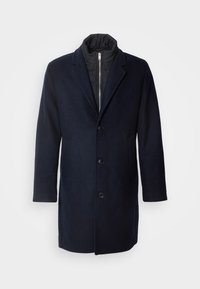 DETACHABLE COLLAR - Classic coat - navy