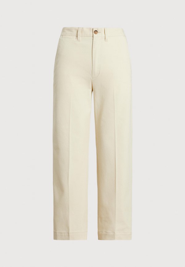 CHINO WIDE LEG TROUSER - Trousers - sand3