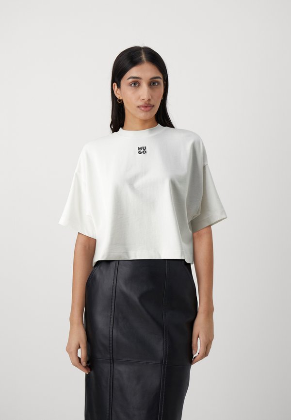 CROPPED TEE - Basic T-shirt - natural