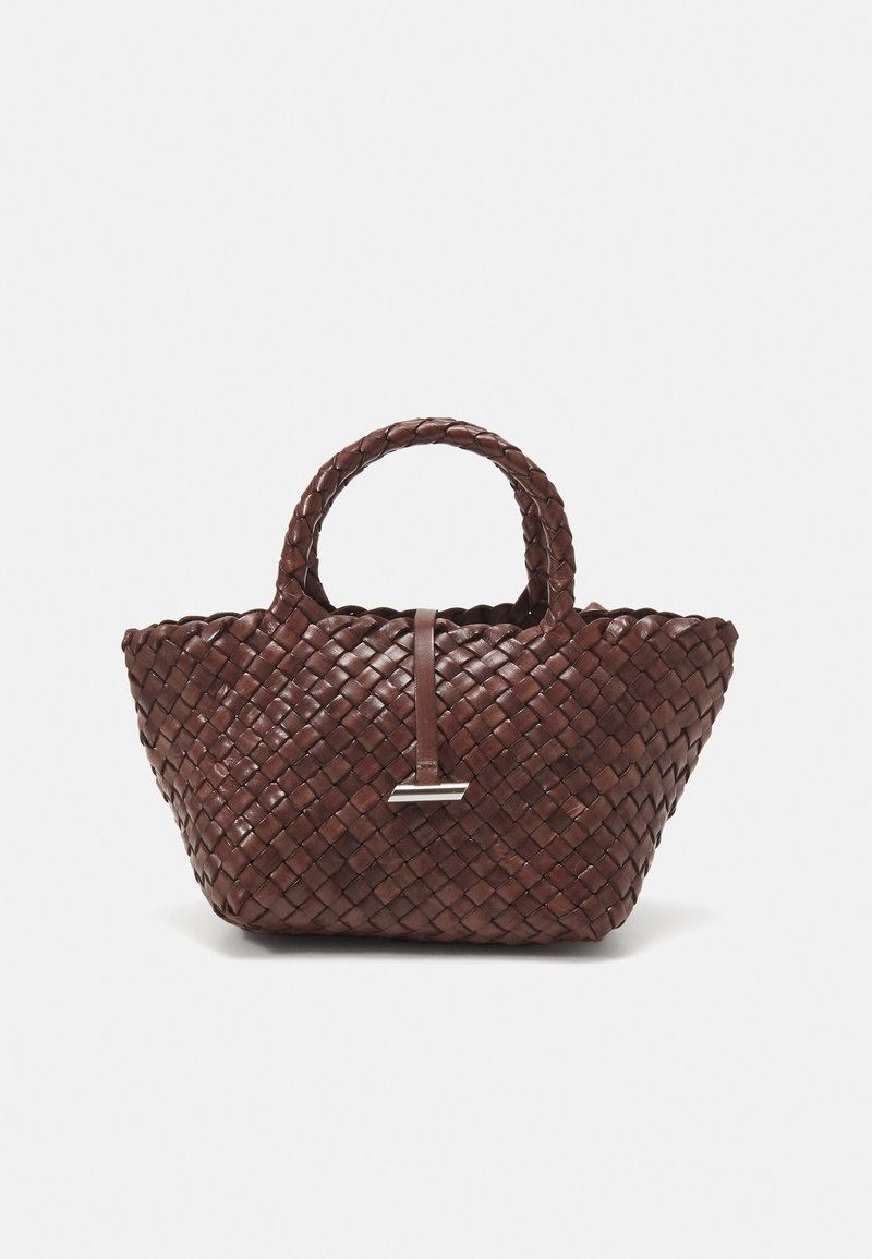 Liffner MINI BASKET - Mala de mão - dark brown