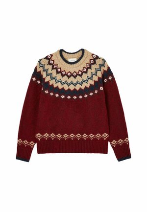 Jumper - red navy