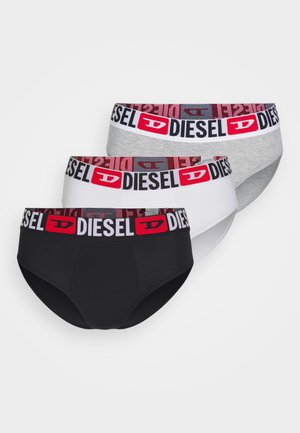 Diesel 3 PACK - Trusser - black/white/grey