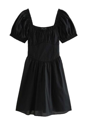 New Look, CORSET WAIST MILKMAID MINI - Vestido informal - black