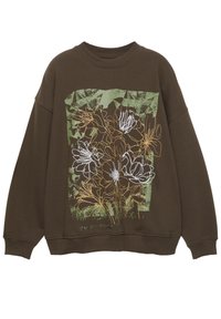 PULL&BEAR Mikina - brown