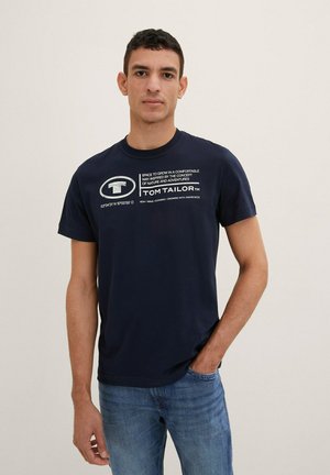 T-shirt imprimé - sky captain blue