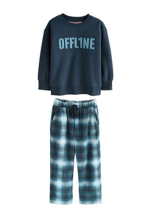Next REGULAR FIT - SINGLE COSY SET - Pyjama set - navy check