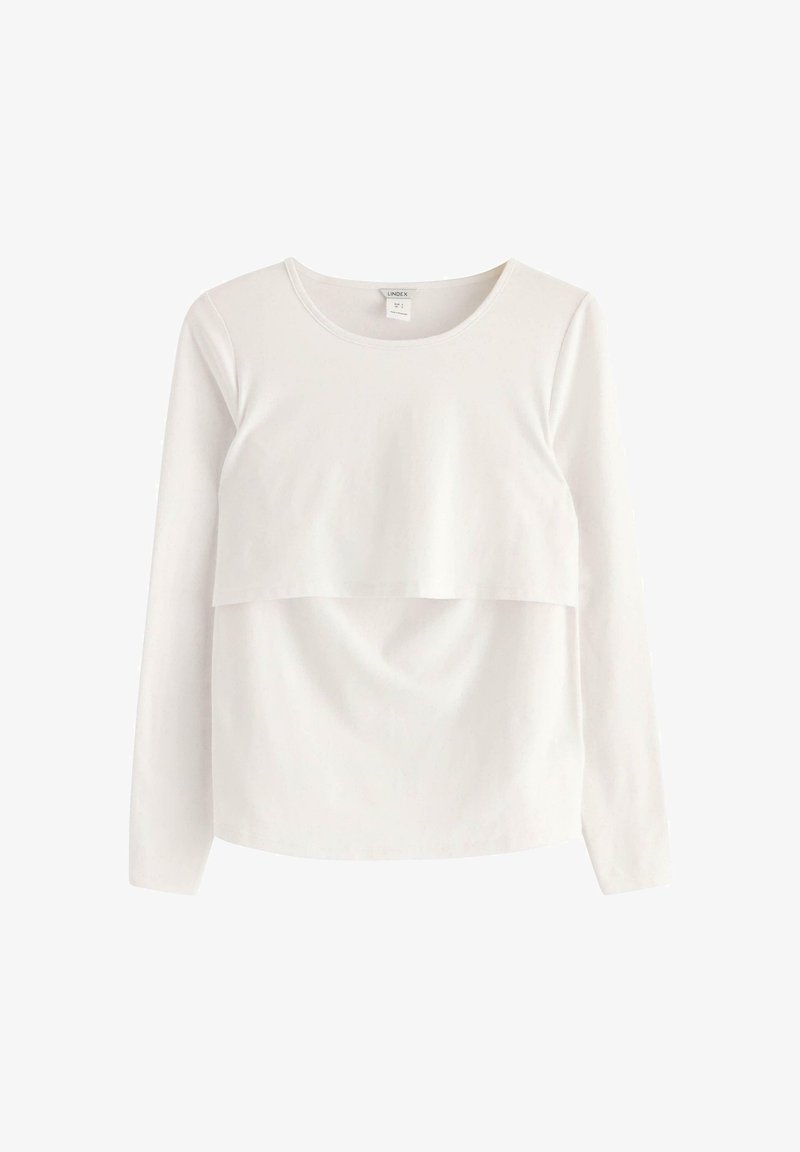 Lindex Pitkähihainen paita - white