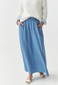 TATUUM - Maxi skirt - blue Thumbnail Image 1