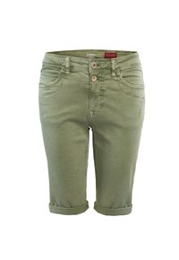 STOOKER Damen Bermudas Korfu Print - Slim Fit Denim Shorts Eng