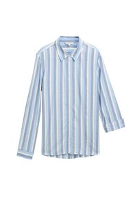 Košilová halenka  - flawless blue woven stripe