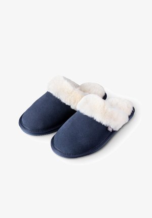Lakeland Leather Mules - navy