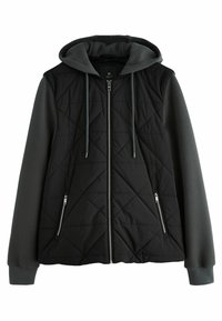 SLEEVE DIAMOND QUILTED PUFFER - REGULAR FIT - Kerge jope - grey