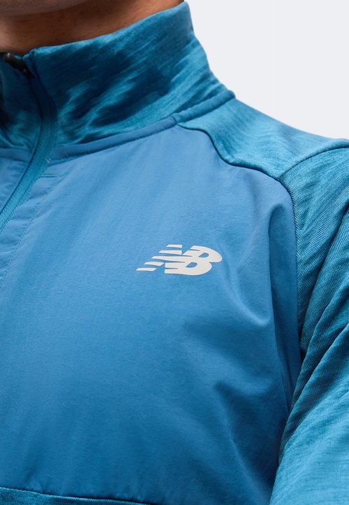 New Balance ATHLETICS GRID 1/2 ZIP - Long-sleeved top - streamsong — foto 6