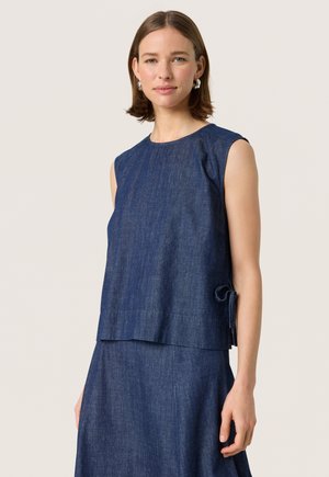 SLCHAMY  - Top - dark blue denim