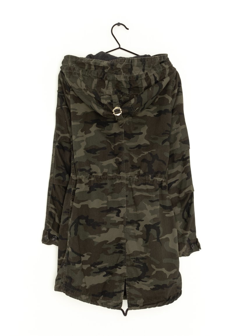 Jacke Camouflage Parka Damen Only Parka Mantel Parka Tarnmuster