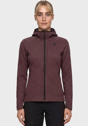 Schöffel, SCHÖFFEL FLEECEJACKE FLEECE HOODY STYLE ENIXA WMN - Fleecejacke - lila