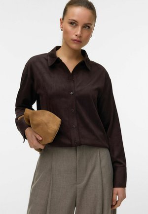 Vero Moda, SHIRT VMKATTY SHIRT - Chemisier - chocolate torte