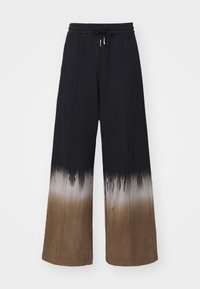 UNISEX - Tracksuit bottoms - black