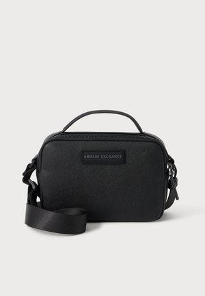 Armani Exchange THIAGO CROSSBODY UNISEX - Sac à main - black