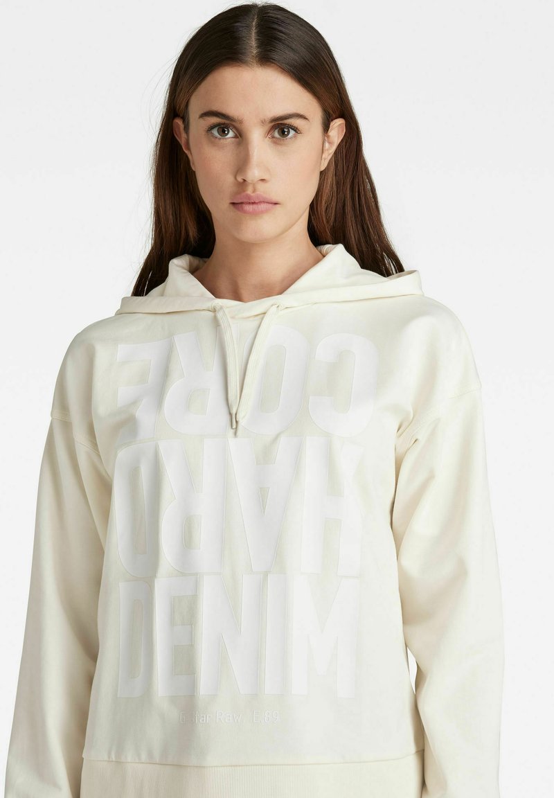 Damen Sweatshirts | G-Star HCD LOOSE HDD SW Kapuzenpullover papyrus/weiß - DZ94791 Damen Sweatshirts | G-Star HCD LOOSE HDD SW Kapuzenpullover papyrus/weiß - DZ94791