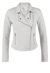 Even&Odd Sudadera con cremallera - mottled light grey