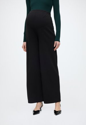 MLKAREN WIDE JRS PANTS HW NOOS - Kelnės - black