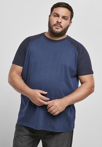 Urban Classics - RAGLAN CONTRAST  - Triko s potiskem - darkblue Miniatura obrázku 1